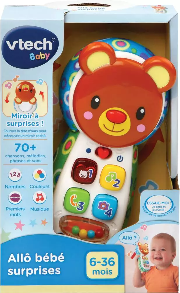 VTECH BABY - ALLO BEBE SURPRISES BRUN 4 VTECH BABY - ALLO BEBE SURPRISES BRUN – Image 4