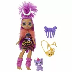 MATTEL POUPEE CAVE CLUB ET ACCESSOIRES ROARALAI 20 CM