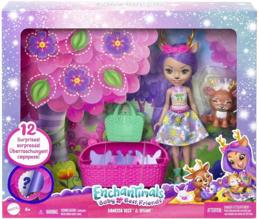 MATTEL ENCHANTIMALS -MEILLEURS AMIS DES BEBES 15 CM - POUPEE DANESSA DEER ET SPRINI 5 MATTEL ENCHANTIMALS -MEILLEURS AMIS DES BEBES 15 CM - POUPEE DANESSA DEER ET SPRINI – Image 5