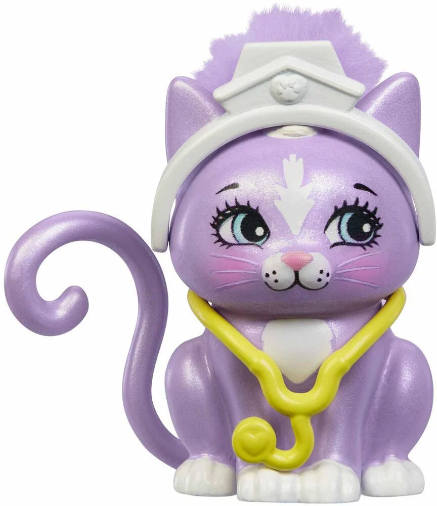 MATTEL ENCHANTIMALS - POUPEE ET COFFRET BETES CITADINES CABINET DU DOCTEUR CHAT 5 MATTEL ENCHANTIMALS - POUPEE ET COFFRET BETES CITADINES CABINET DU DOCTEUR CHAT – Image 5