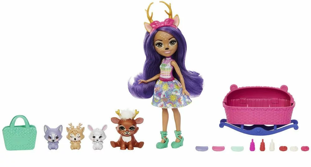 MATTEL ENCHANTIMALS -MEILLEURS AMIS DES BEBES 15 CM - POUPEE DANESSA DEER ET SPRINI 2 MATTEL ENCHANTIMALS -MEILLEURS AMIS DES BEBES 15 CM - POUPEE DANESSA DEER ET SPRINI – Image 2
