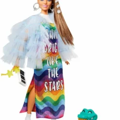 MATTEL POUPEE BARBIE EXTRA CROCO GOURMAND - BARBIE