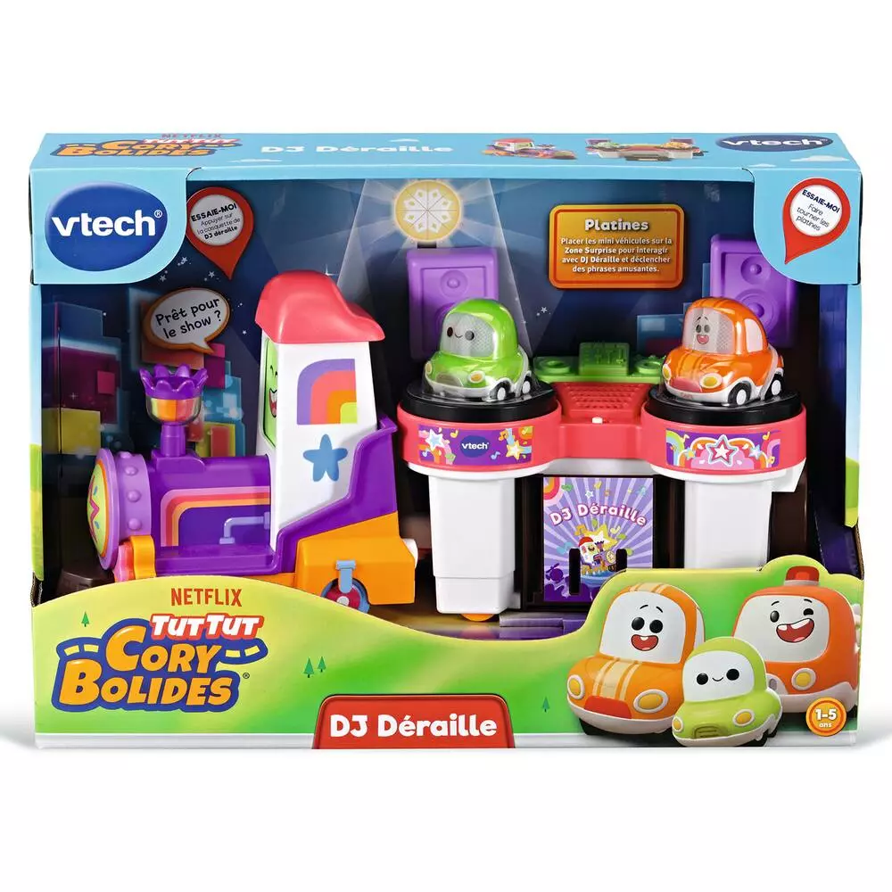 VTech TRAIN DJ DÉRAILLE + CORY/CHRISSY - TUT TUT CORY BOLIDES 3 VTech TRAIN DJ DÉRAILLE + CORY/CHRISSY - TUT TUT CORY BOLIDES – Image 3