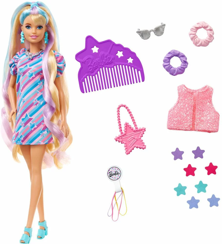 MATTEL BARBIE POUPEE ULTRA-CHEVELURE - CHEVEUX BLONDS 21.6 CM 1 MATTEL BARBIE POUPEE ULTRA-CHEVELURE - CHEVEUX BLONDS 21.6 CM
