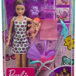 MATTEL BARBIE-COFFRET SKIPPER BABY-SITTER POUSSETTE AVEC POUPEE -Magasin Promotionnel Corolla 1f64f59fd725acbdec4ec870b882c5dd66e3597f 41060067 06
