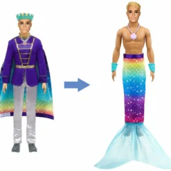 MATTEL BARBIE - POUPEE KEN - TRANSFORMATION TRITON