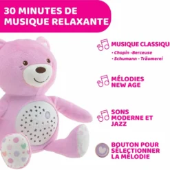 CHICCO PELUCHE OURSON PROJECTEUR BABY BEAR ROSE -Magasin Promotionnel Corolla 2216cf179dbd600d89d3709923bd9835e5cccc0b 02026976 03