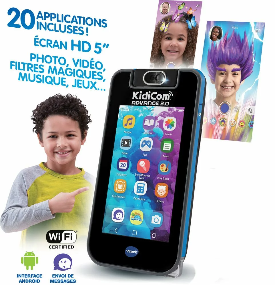 VTech KIDICOM ADVANCE 3.0 NOIR 3 VTech KIDICOM ADVANCE 3.0 NOIR – Image 3