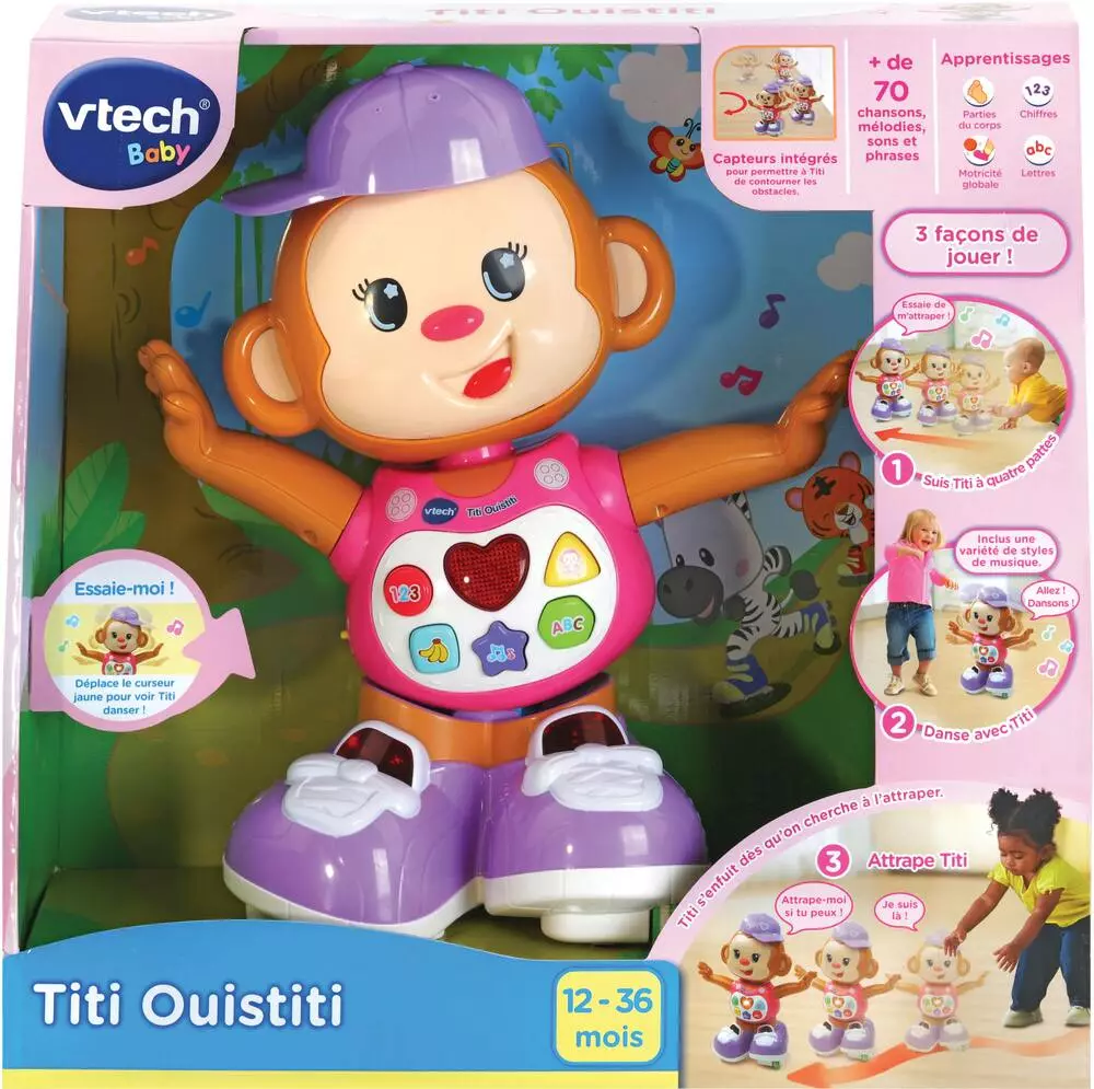 VTech SINGE TITI OUISTITI ROSE 3 VTech SINGE TITI OUISTITI ROSE – Image 3