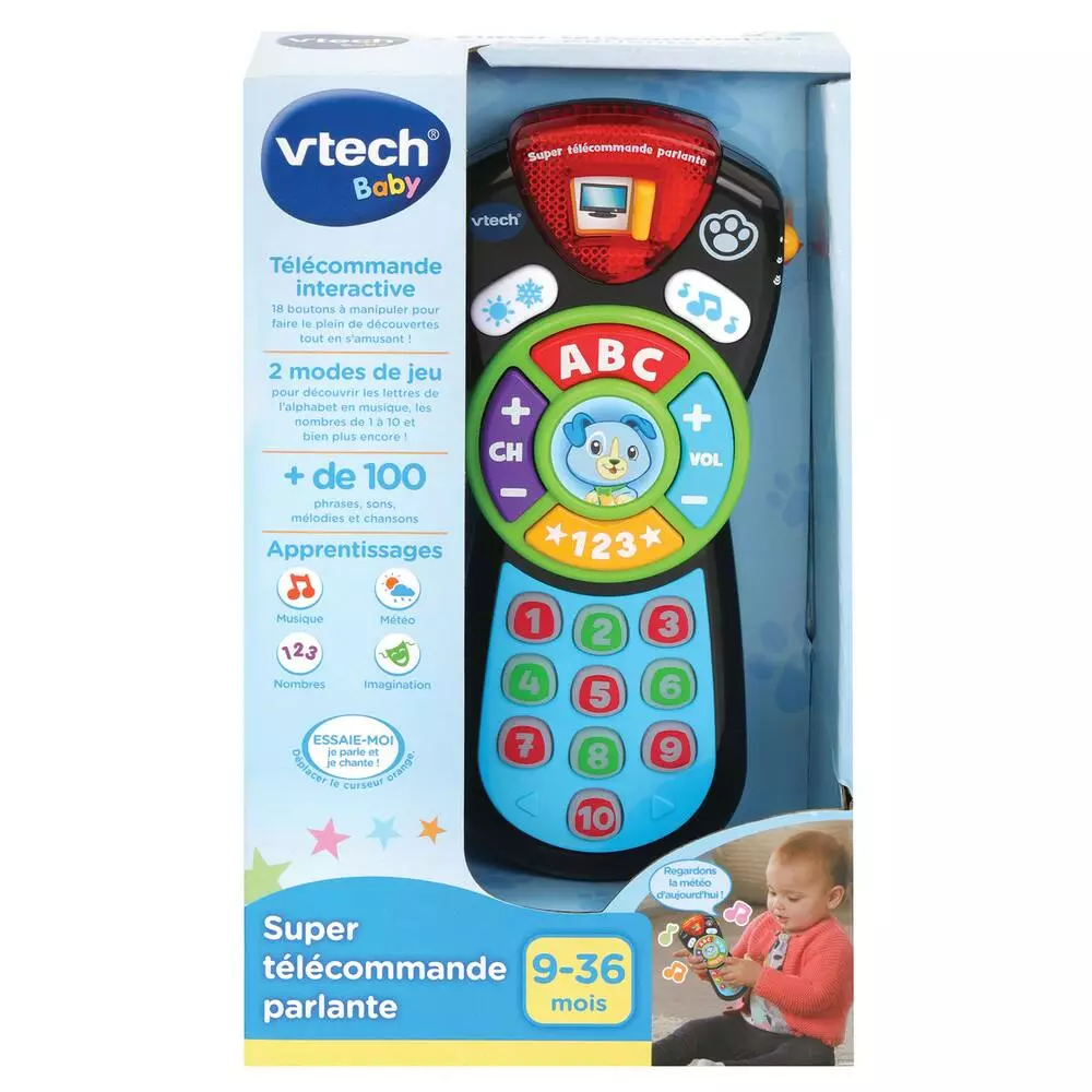 VTECH BABY - SUPER TELECOMMANDE PARLANTE 3 VTECH BABY - SUPER TELECOMMANDE PARLANTE – Image 3