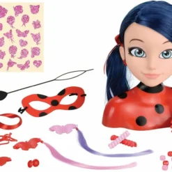 Bandai MIRACULOUS - TETE A COIFFER DELUXE LADYBUG