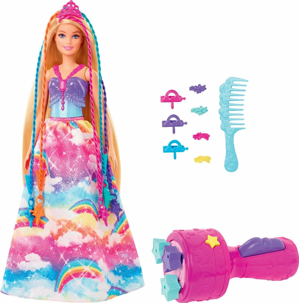 MATTEL POUPEE BARBIE TRESSES MAGIQUES 1 MATTEL POUPEE BARBIE TRESSES MAGIQUES