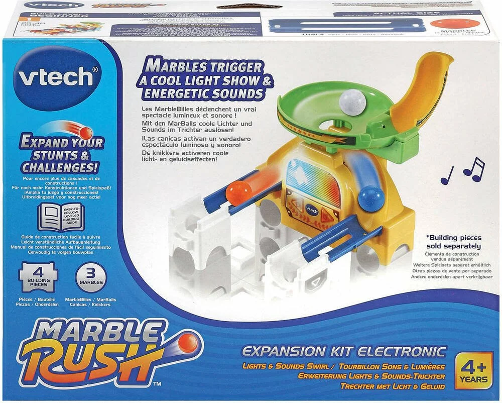 VTech MARBLE RUSH - EXPANSION KIT ELECTRONIC - TOURBILLON SONS ET LUMIERES 2 VTech MARBLE RUSH - EXPANSION KIT ELECTRONIC - TOURBILLON SONS ET LUMIERES – Image 2