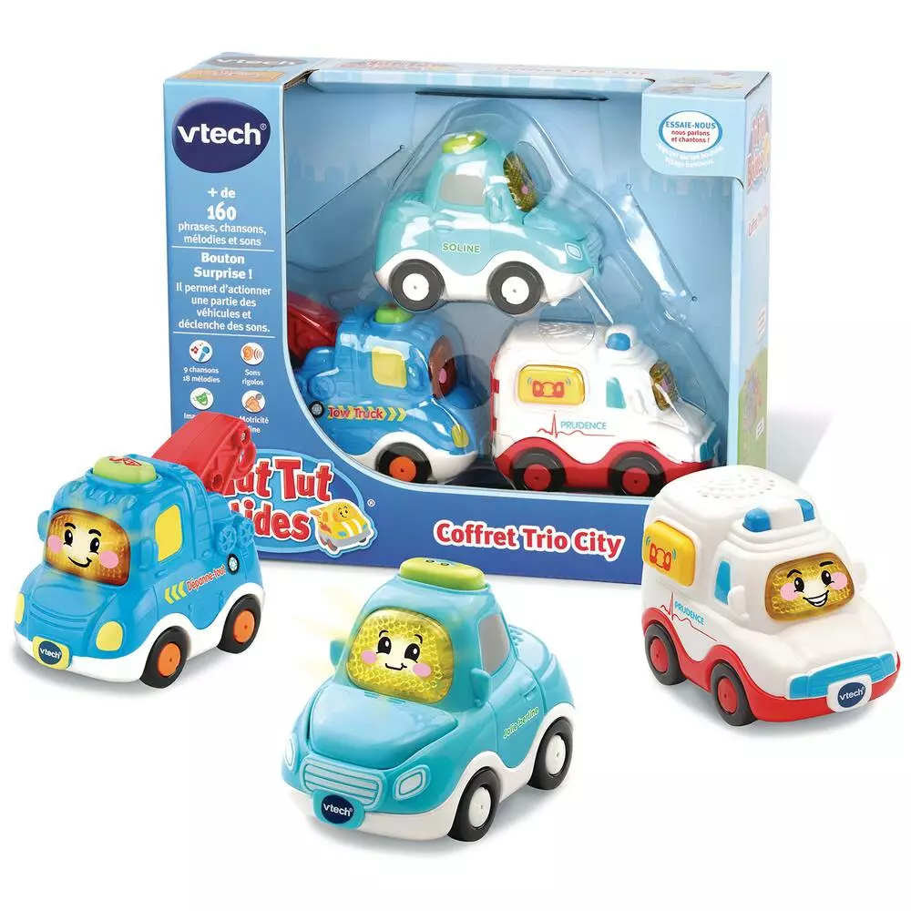 VTech TUT TUT BOLIDES - COFFRET TRIO CITY 1 VTech TUT TUT BOLIDES - COFFRET TRIO CITY