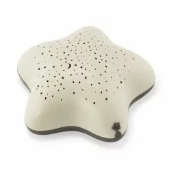 PABOBO PROJECTEUR MUSICAL D'ETOILES RECHARGEABLE BEIGE DANS LES BOIS