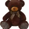 SIDJ PELUCHE OURS MARRON AVEC RUBAN 38 CM