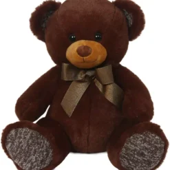 SIDJ PELUCHE OURS MARRON AVEC RUBAN 38 CM