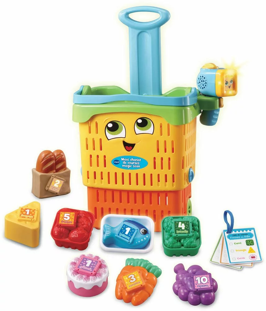 VTech MAXI CHARIOT DE COURSES MAGIC'SCAN 1 VTech MAXI CHARIOT DE COURSES MAGIC'SCAN