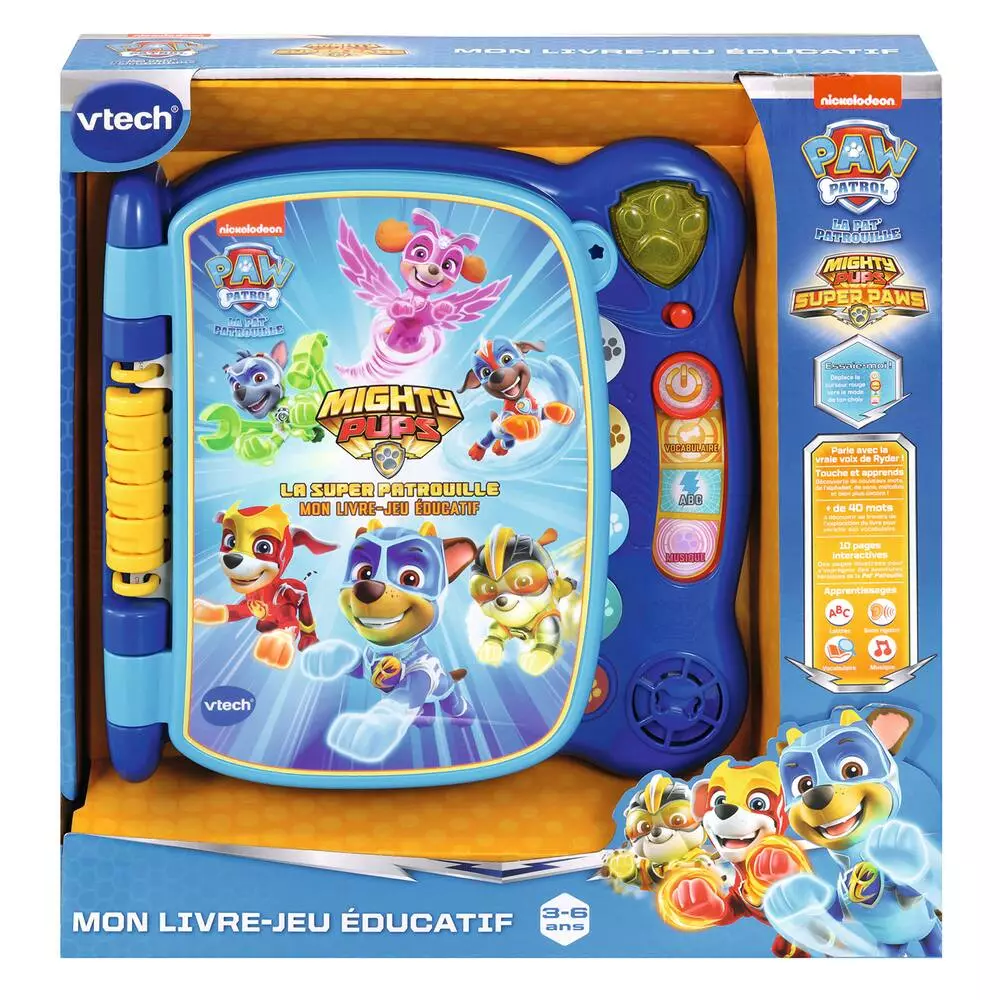 VTech MON LIVRE - JEU ÉDUCATIF - PAT'PATROUILLE 2 VTech MON LIVRE - JEU ÉDUCATIF - PAT'PATROUILLE – Image 2