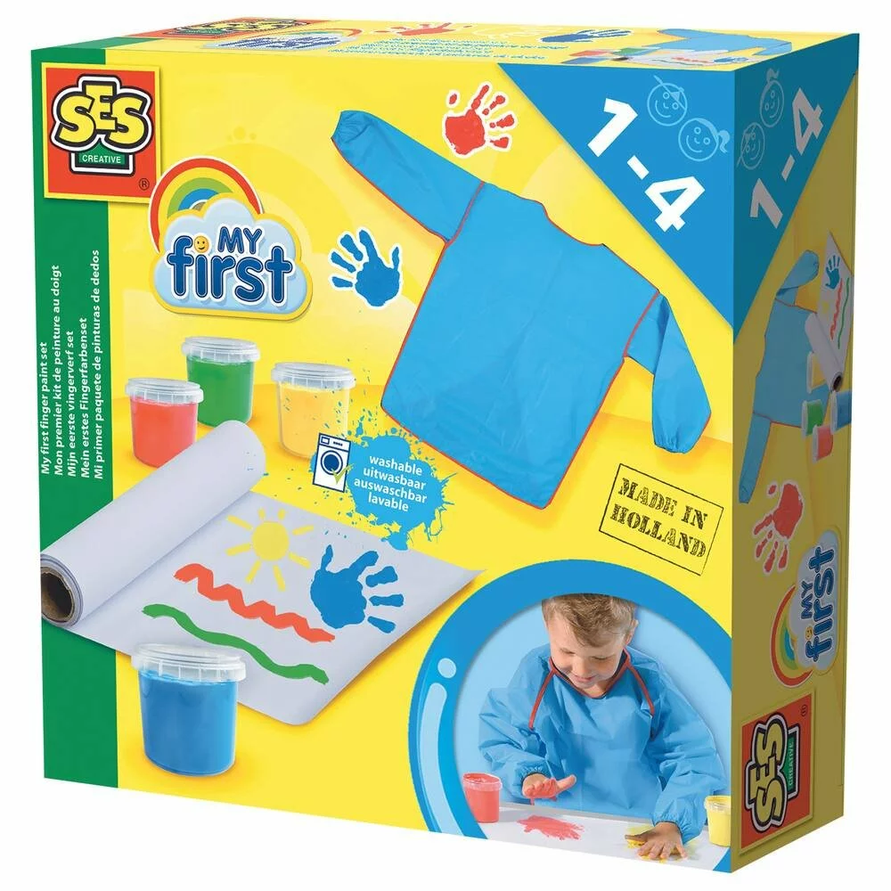 SES Creative MON PREMIER KIT DE PEINTURE AU DOIGT 1 SES Creative MON PREMIER KIT DE PEINTURE AU DOIGT