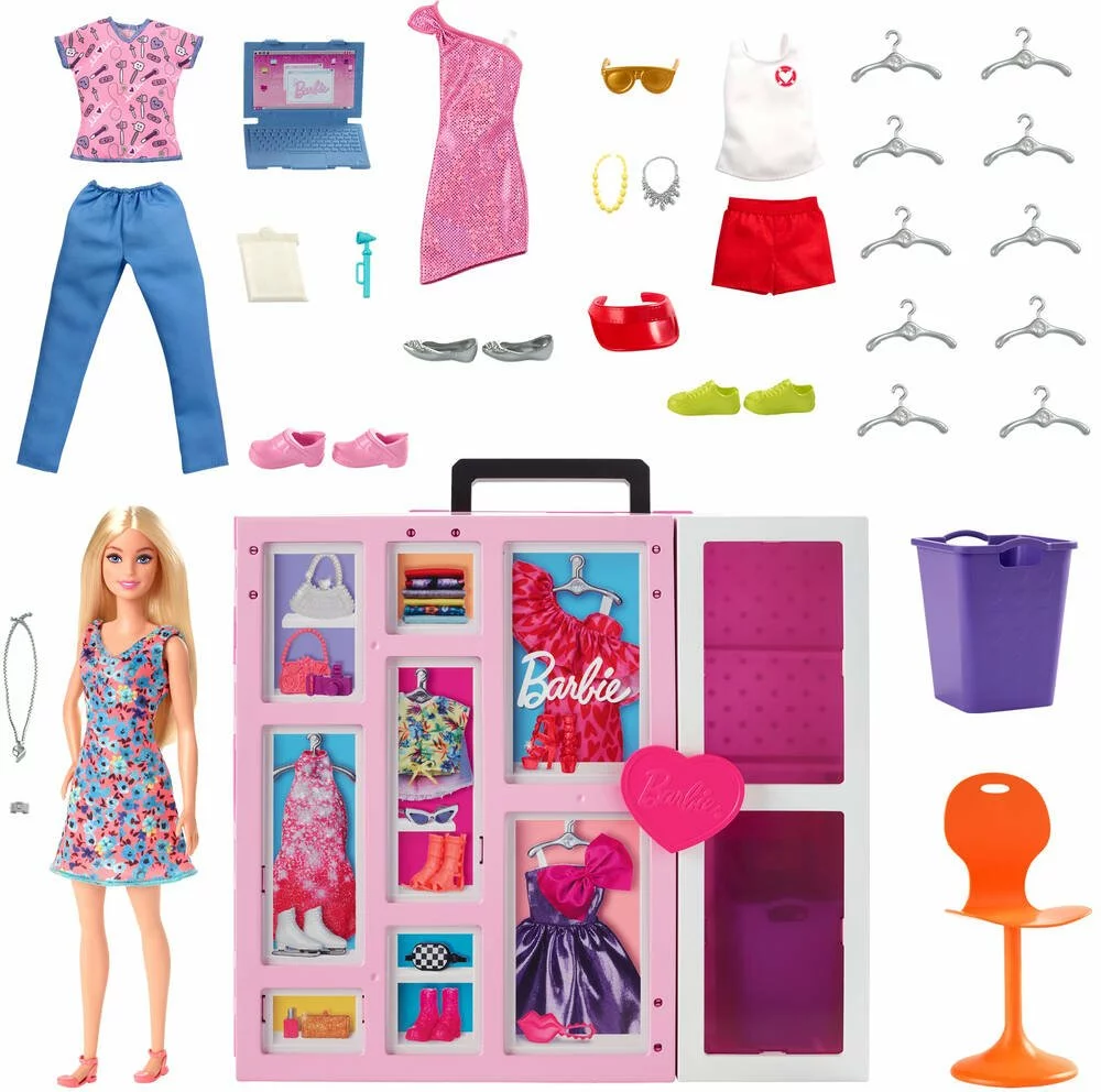 MATTEL POUPEE BARBIE ET COFFRET DRESSING DELUXE 2 MATTEL POUPEE BARBIE ET COFFRET DRESSING DELUXE – Image 2