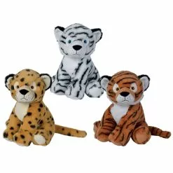 SIDJ PELUCHE TIGRE 28 CM EN MATIERE RECYCLEE
