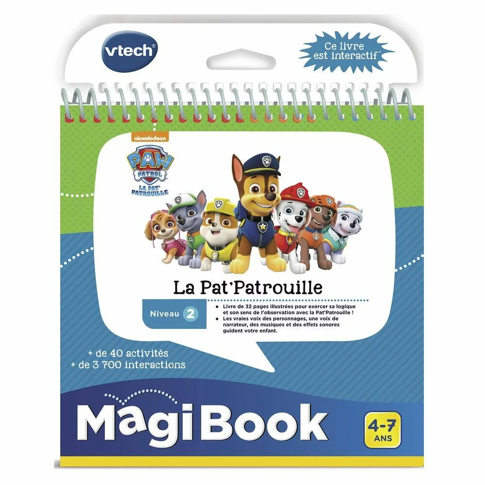 VTech LIVRE MAGIBOOK - PAT'PATROUILLE 1 VTech LIVRE MAGIBOOK - PAT'PATROUILLE