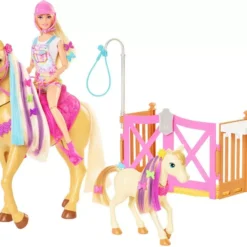 MATTEL POUPEE BARBIE TOILETTAGE DES CHEVAUX