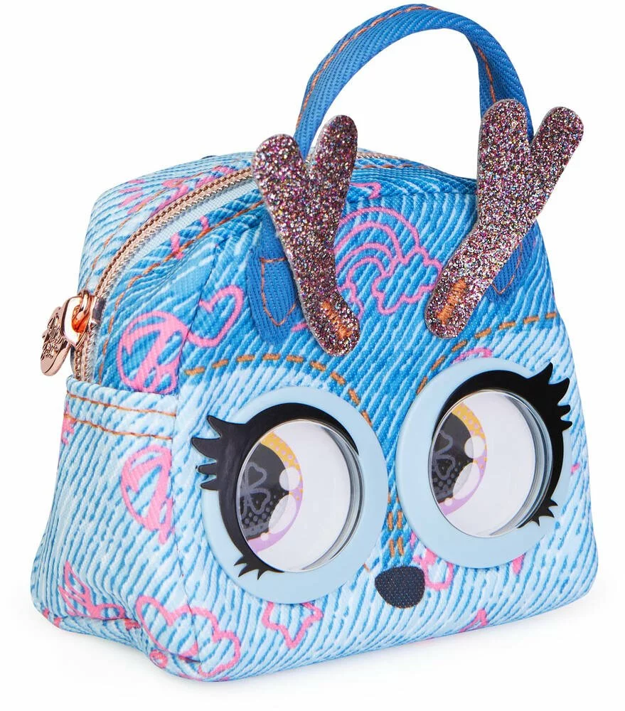 SPIN MASTER PURSE PETS MICRO - CERF DENIM 1 SPIN MASTER PURSE PETS MICRO - CERF DENIM