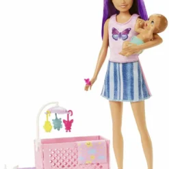 MATTEL BARBIE - COFFRET SKIPPER BEBE AU LIT