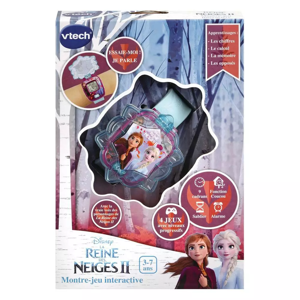 VTech LA MONTRE INTERACTIVE D'ELSA LA REINE DES NEIGES 2 2 VTech LA MONTRE INTERACTIVE D'ELSA LA REINE DES NEIGES 2 – Image 2