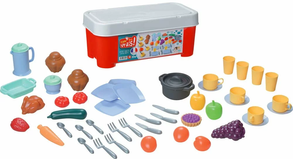 COM'LES VRAIS COFFRET DINETTE 1 COM'LES VRAIS COFFRET DINETTE