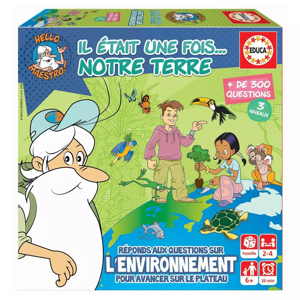 Educa Borras MINI JEU IL ETAIT UNE FOIS NOTRE TERRE 1 Educa Borras MINI JEU IL ETAIT UNE FOIS NOTRE TERRE