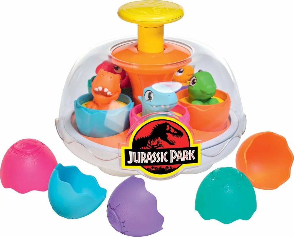 Tomy JURASSIC WORLD - TOUPIE DINO TOURNE ET POP - TOOMIES 1 Tomy JURASSIC WORLD - TOUPIE DINO TOURNE ET POP - TOOMIES