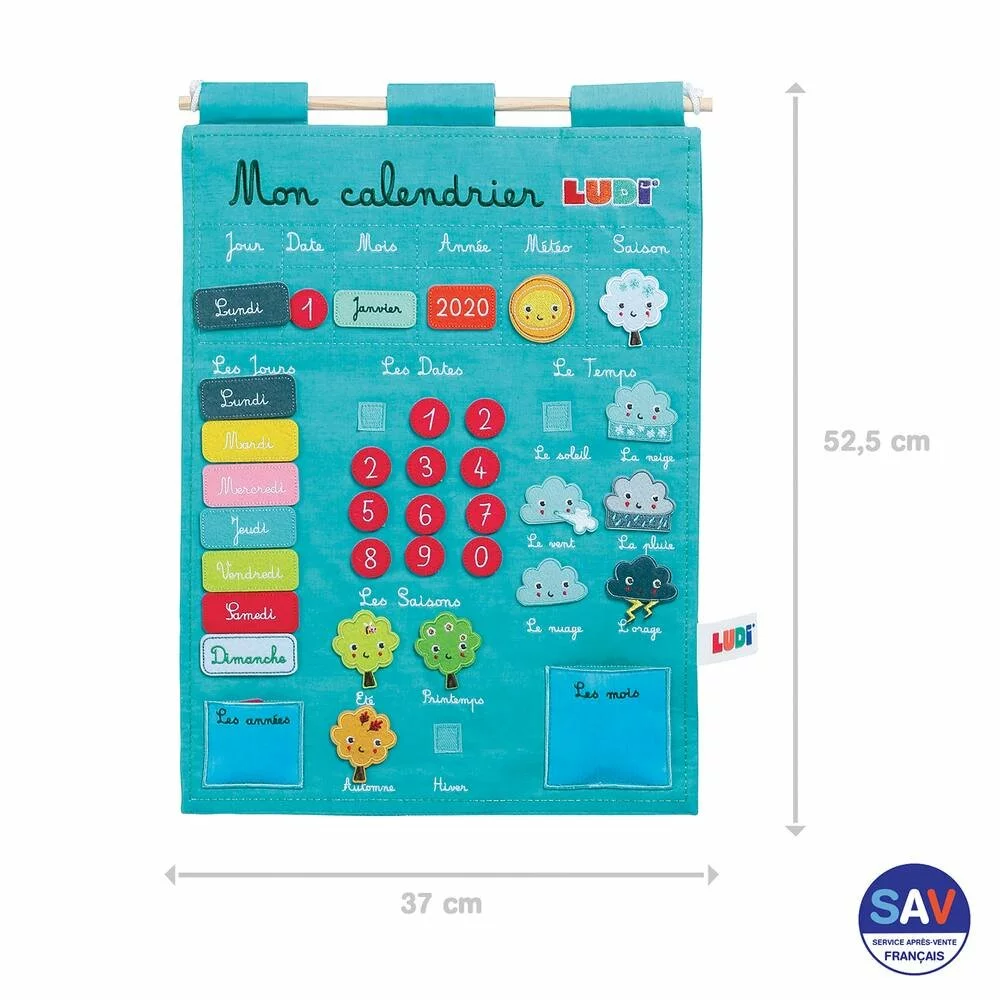 LUDI CALENDRIER BASIC BLEU 5 LUDI CALENDRIER BASIC BLEU – Image 5