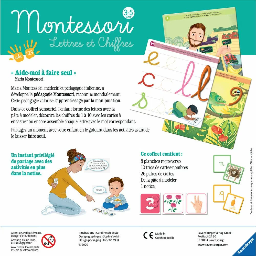 Ravensburger COFFRET MONTESSORI - LETTRES ET CHIFFRES 5 Ravensburger COFFRET MONTESSORI - LETTRES ET CHIFFRES – Image 5