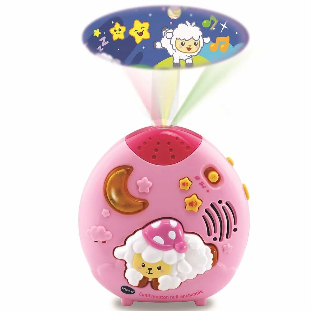 VTECH BABY - LUMI MOUTON NUIT ENCHANTEE - ROSE 1 VTECH BABY - LUMI MOUTON NUIT ENCHANTEE - ROSE