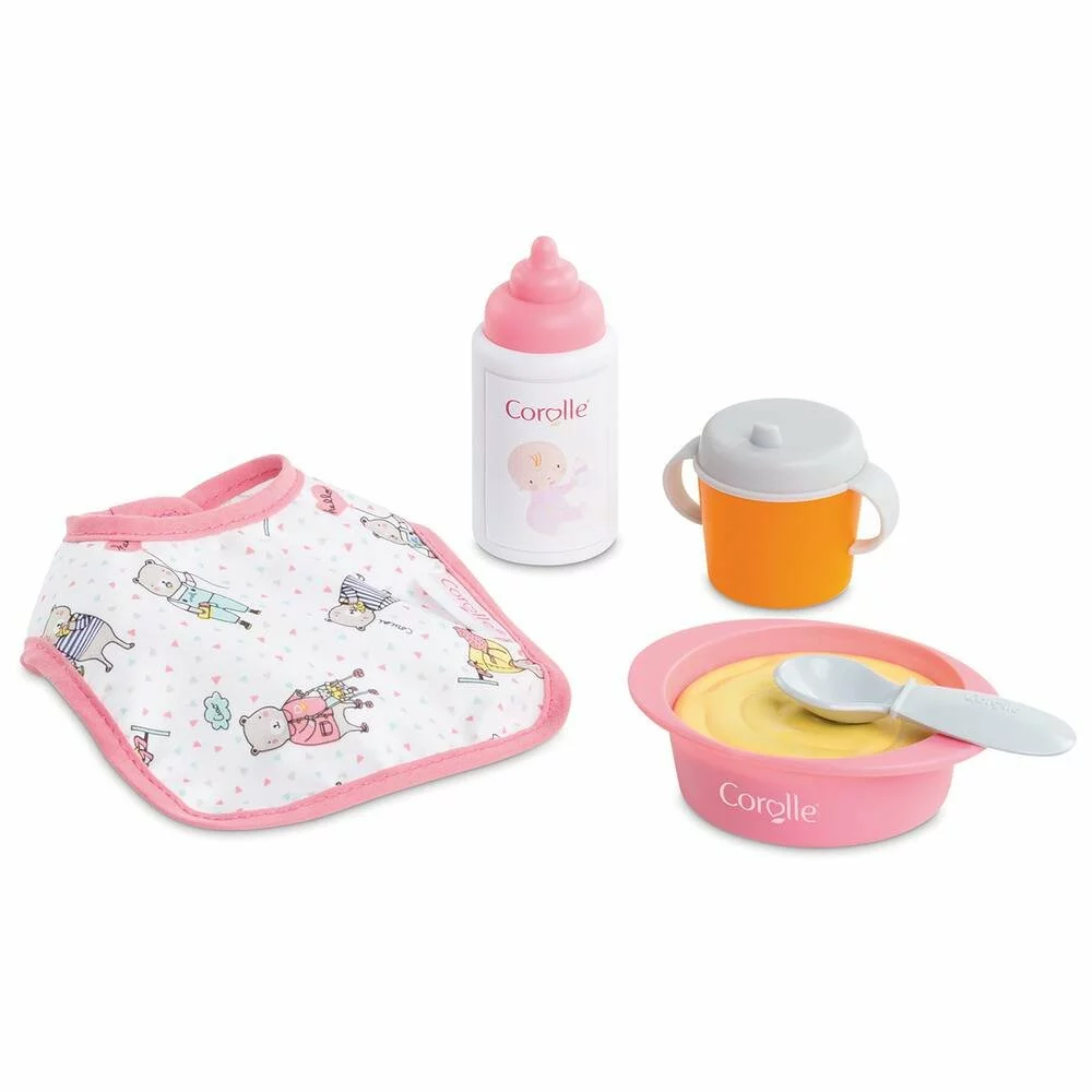 COFFRET REPAS POUR BEBE 30 CM - COROLLES ACCESSOIRES 1 COFFRET REPAS POUR BEBE 30 CM - COROLLES ACCESSOIRES