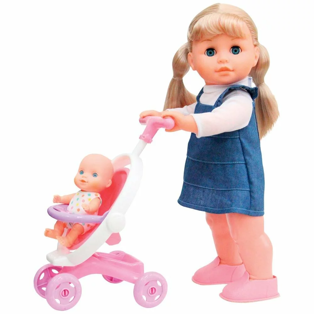 CERISE & CAPUCINE POUPEE ANNA 40 CM ET SA PETITE SOEUR 13.5 CM 1 CERISE & CAPUCINE POUPEE ANNA 40 CM ET SA PETITE SOEUR 13.5 CM