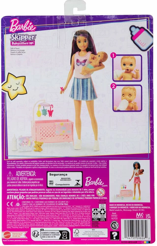 MATTEL BARBIE - COFFRET SKIPPER BEBE AU LIT 6 MATTEL BARBIE - COFFRET SKIPPER BEBE AU LIT – Image 6