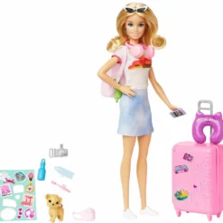 MATTEL BARBIE - COFFRET POUPEE MALIBU EN VOYAGE