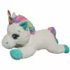 SIDJ PELUCHE LICORNE COUCHEE 60 CM