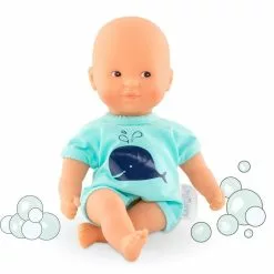 POUPON MINI BAIN BLEU 20 CM - COROLLE MON PREMIER POUPON