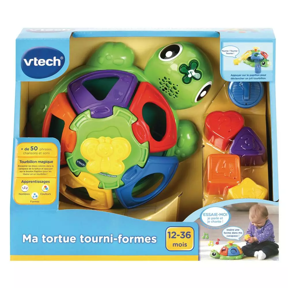 VTECH BABY - MA TORTUE TOURNI-FORMES 3 VTECH BABY - MA TORTUE TOURNI-FORMES – Image 3