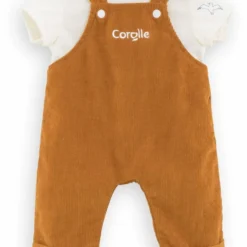 BB30 SALOPETTE VELOURS ET T-SHIRT BORDS DE LOIRE -COROLLE VETEMENTS