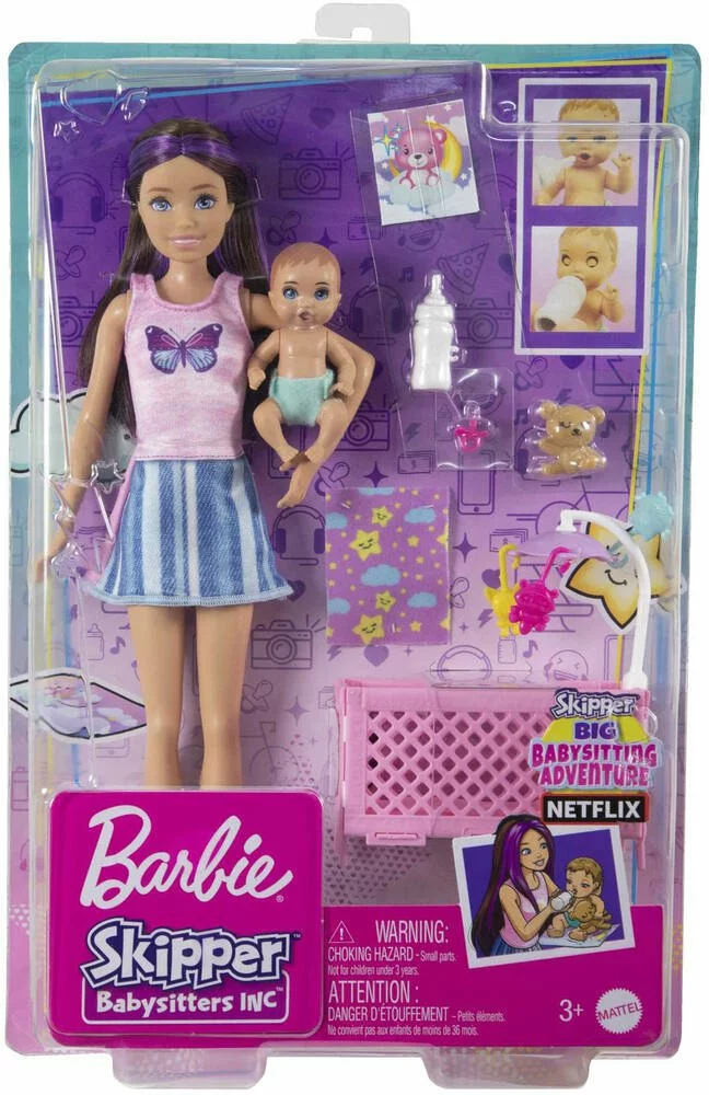 MATTEL BARBIE - COFFRET SKIPPER BEBE AU LIT 5 MATTEL BARBIE - COFFRET SKIPPER BEBE AU LIT – Image 5