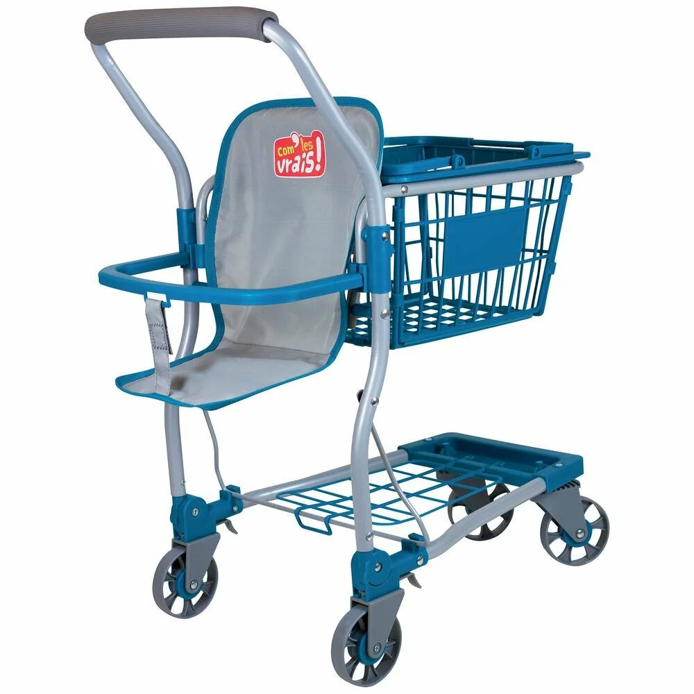 COM'LES VRAIS CHARIOT AVEC PORTE-BEBE 1 COM'LES VRAIS CHARIOT AVEC PORTE-BEBE