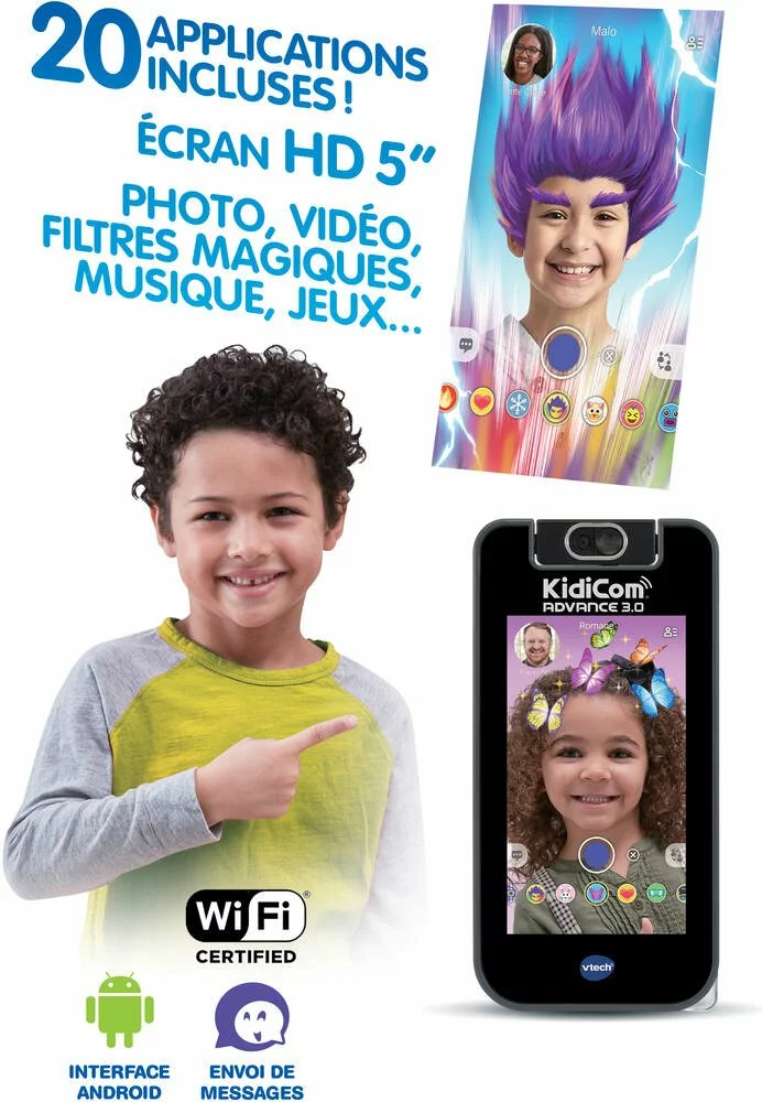 VTech KIDICOM ADVANCE 3.0 NOIR 1 VTech KIDICOM ADVANCE 3.0 NOIR