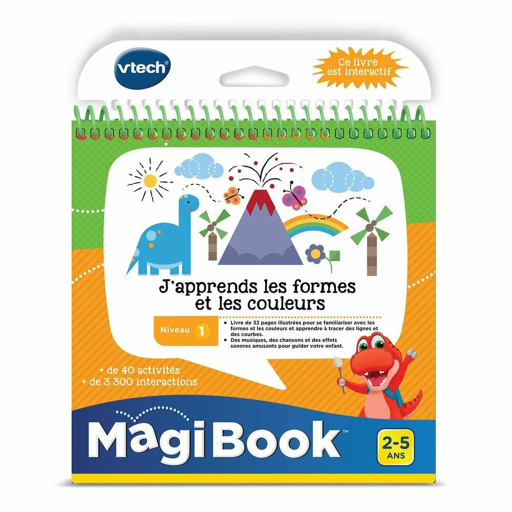 VTech LIVRE MAGIBOOK - J'APPRENDS LES FORMES ET LES COULEURS 1 VTech LIVRE MAGIBOOK - J'APPRENDS LES FORMES ET LES COULEURS