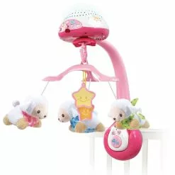 VTech LUMI MOBILE COMPTE-MOUTONS ROSE